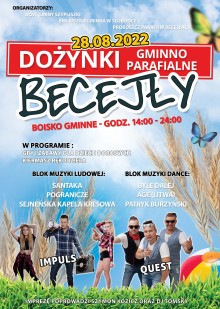 Dożynki gminno – parafialne w Becejłach