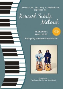 Koncert sióstr Melosik w Smolnikach