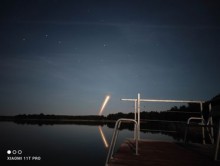 Kometa, rakieta, a może perseidy?