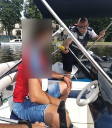 Pijany sternik na rzece Netta