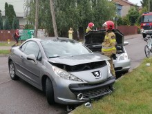 Suwałki. Zderzenie dwóch aut na ul. Różanej