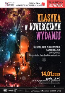 Noworoczny koncert Suwalskiej Orkiestry Kameralnej. Wygraj bilety