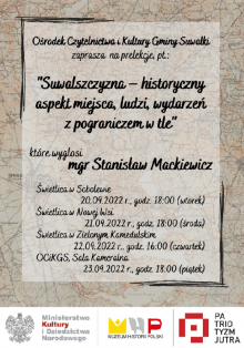 Cykl historycznych prelekcji w gminie Suwałki