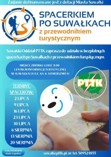 PTTK w Suwałkach zaprasza na tematyczne spacery po mieście