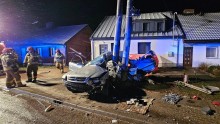 Dwóch 20-latkow zginęło, a trzy osoby zostały ranne w wypadku w Rajgrodzie. Uważajcie na drogach