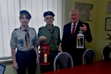 Rutka - Tartak.  Przybyło Betlejemskie Światło [zdjęcia]