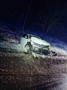 Wypadek drogowy na trasie Augustów – Sejny. Ranne zostały cztery osoby