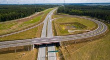 Odcinek Ełk Południe – Wysokie w połowie sierpnia, od Suwałk do węzła Kolno przejedziemy 125 km