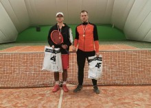 Tenis. Suwalczanin Paweł Chałko i Kacper Ziętkowski z Białegostoku najlepsi w Ełku [zdjęcia]