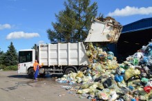 Niewybuch w suwalskiej sortowni śmieci