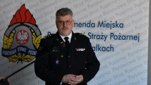 KM PSP w Suwałkach. Arkadiusz Buchowski odchodzi na emeryturę, komendantem Kazimierz Golubiewski
