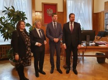 Wiceminister edukacji Dariusz Piontkowski z Ambasadorem Litwy o litewskiej szkole w Suwałkach