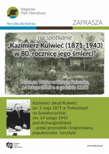 Kazimierz Kulwieć w 80. rocznicę jego śmierci. Spotkanie w Wigierskim Parku Narodowym
