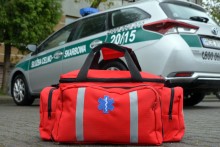 Budzisko. Funkcjonariusze Służby Celno-Skarbowej pomogli kierowcy z zawałem serca