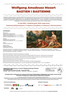 Bastien i Bastienne W. A. Mozarta rozpocznie II Międzynarodowy Festiwal CANTAREUM w Suwałkach