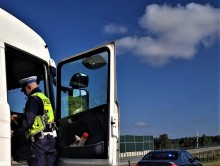 Pijany kierowca ciężarówki na krajowej Ósemce