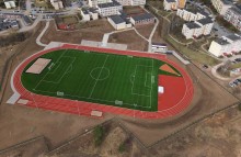 Szkoła Podstawowa nr 5 w Suwałkach ma nowy stadion i zmodernizowane sale sportowe [wideo i zdjęcia]