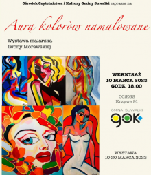 Wernisaż wystawy obrazów Iwony Morawskiej w Krzywem