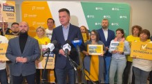 Wybory 2023. Szymon Hołownia w Suwałkach: Trzecia Droga jest po to, żeby odebrać PiS-owi władzę
