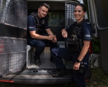 Policjanci z sąsiedztwa. Edyta Wiźlańska i Daniel Kuźma z Augustowa w telewizyjnym serialu