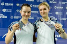 Badminton. Weronika Pleciuchowa i Weronika Stankiewicz ze srebrem otwartych mistrzostw Polski U19