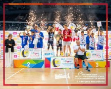 Dwójka SUKSS Suwałki z brązowym medalem mistrzostw Polski w minisiatkówce 