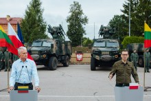 Suwałki. Spotkanie premiera Polski z prezydentem Litwy 