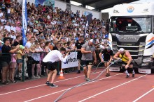 Mocarze w Suwałkach przy pełnej trybunie. Międzynarodowy Puchar Polski Strongman [zdjęcia]