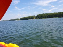 Akcja ratunkowa na jeziorze Szelment Wielki. Utonął 47-letni mężczyzna