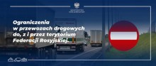 Ograniczenia w przewozach drogowych do, z i przez terytorium Rosji