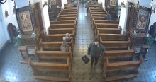 Młoda kobieta ukradła torebkę w Sanktuarium Bożego Miłosierdzia w Suwałkach [wideo]