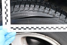 Poprzecinał opony, bo - jak tłumaczył - był sfrustrowany