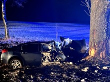 Tragiczny wypadek na trasie Cimochy - Olecko. Zginęła 38- letnia kobieta