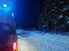 Wypadek w Dubowie. Kierowca passata został przewieziony do szpitala