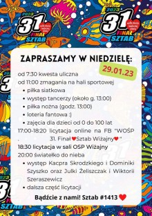 Charytatywne mecze, licytacje i występy artystyczne. W Wiżajnach WOŚP zagra już 20. raz