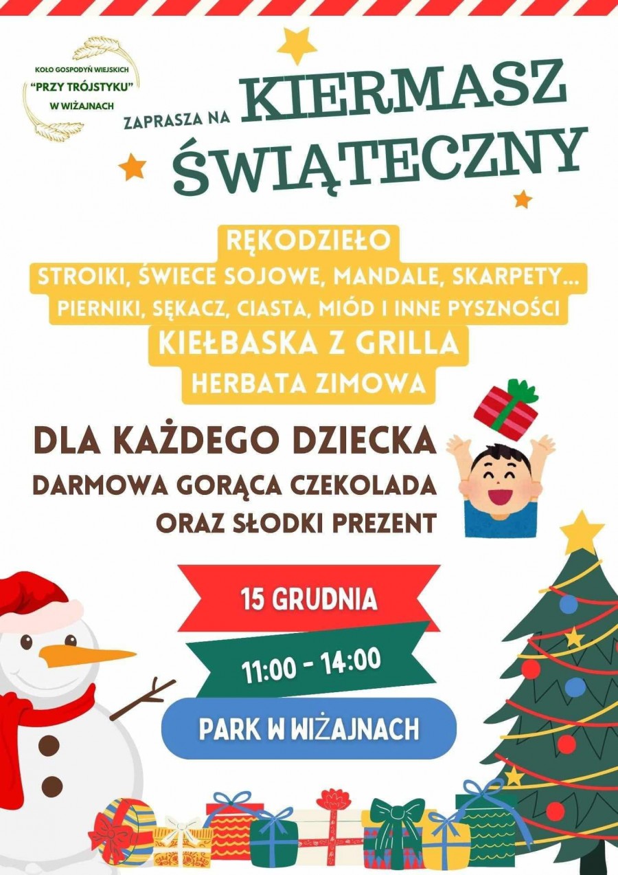 Kiermasz Świąteczny w Wiżajnach