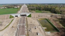 Nowe wiadukty na trasie Rail Baltica. Pociągi pojadą 200 km/h [zdjęcia]