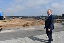Przebudowa dróg przemysłowych w południowej części Suwałk przebiega zgodnie z planem