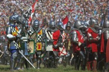 Grunwald. Turnieje rycerskie już od najbliższej środy, bitwa w sobotę [zdjęcia] 