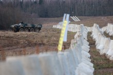 Tarcza Wschód - pierwszy fragment systemu obronnego na granicy z Obwodem Królewieckim [wideo, foto]