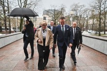 Marszałek  Szymon Hołownia na Litwie. Rozmowy także o przesmyku suwalskim