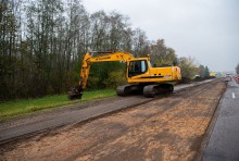 Rozpoczęto przebudowę kolejnego odcinka autostrady Wilno - Utena,  jednej z głównych arterii Litwy