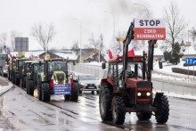 Generalny strajk rolników w całej Polsce. Do Suwałk zjechało około 400 pojazdów [wideo]