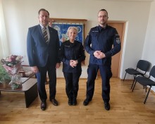 Suwałki. Konsul Republiki Litewskiej gościł u nowej komendant policji