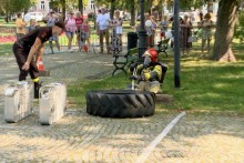 Turniej dla prawdziwych twardzieli. W Suwałkach odbyły się zawody Strażacka Pompa [zdjęcia, wideo]