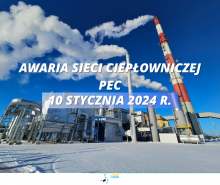 Awaria sieci ciepłowniczej PEC w Suwałkach
