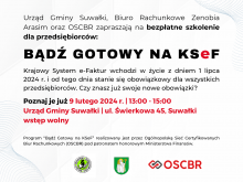 KseF. Nowy obowiązek dla wszystkich przedsiębiorców. Szkolenie w Suwałkach