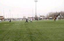 ŁKS 1926 Łomża – Wigry Suwałki 3:1. Gra Biało-Niebieskich lepsza niż wynik