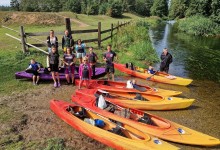 Kajakowa Rospuda z Francuzami na biegach, spływie i dożynkach. W sobotę integracyjna impreza