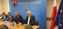 Powiat Sejneński. Samorządowcy z marszałkiem nie tylko o drogach wojewódzkich